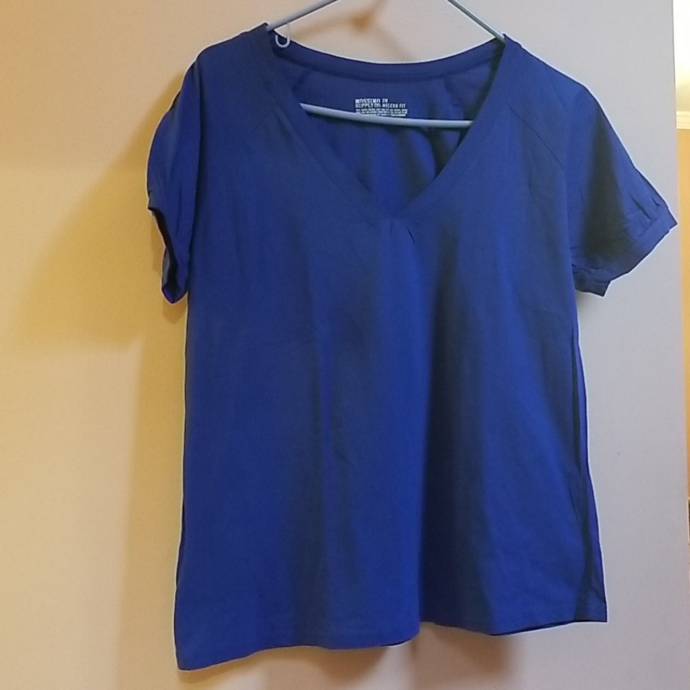 Womens plain blue top